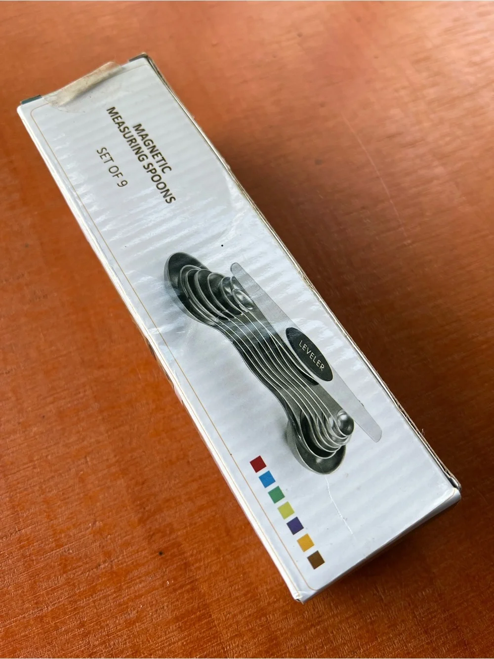 MAGNETIC MEASURING SPOONS SET OF 9 NIB